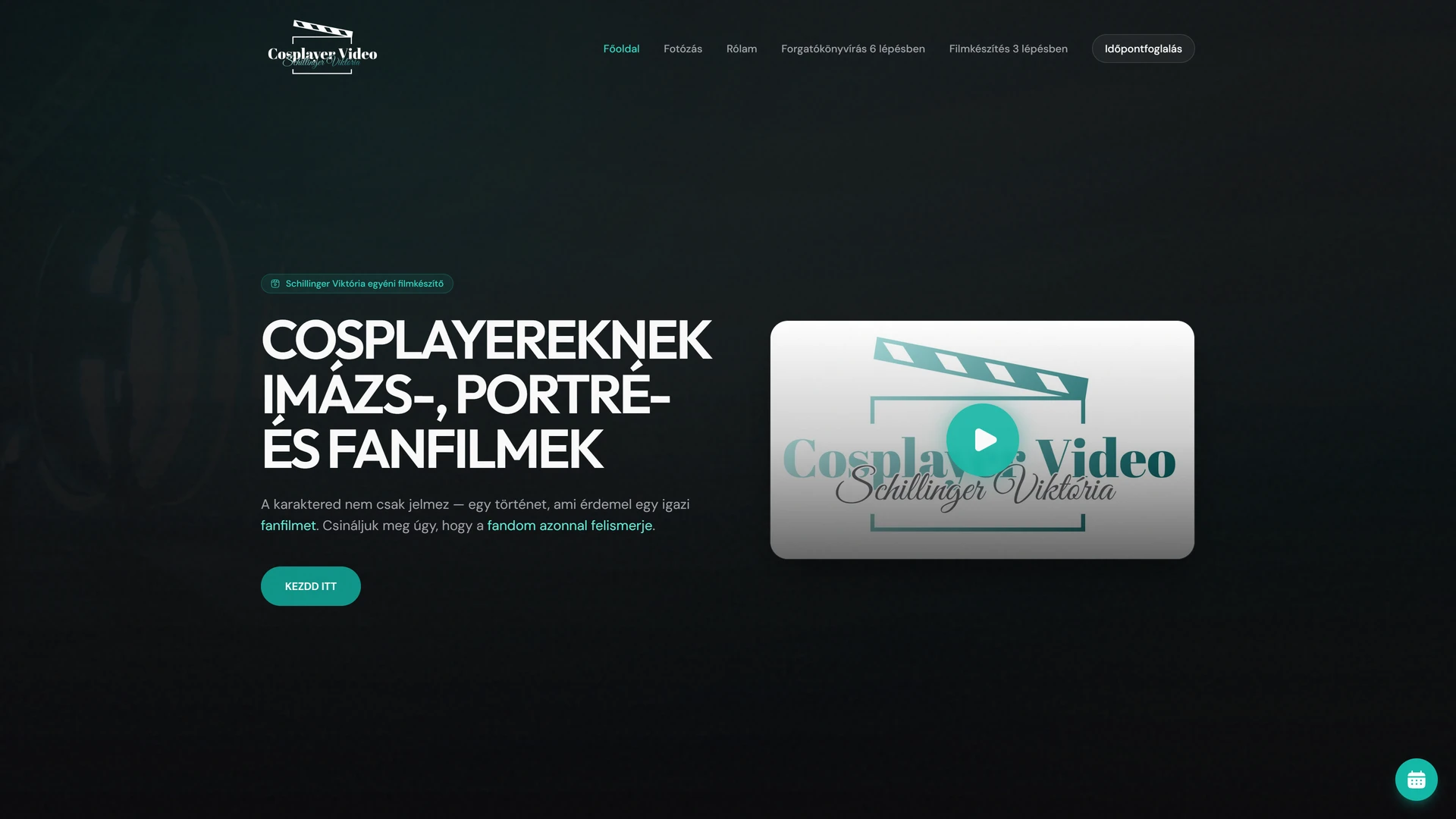 CosplayerVideo weboldal